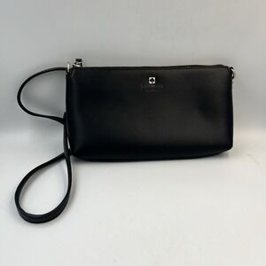Black Leather Kate Spade New York Sawyer Street Declan Crossbody Bag